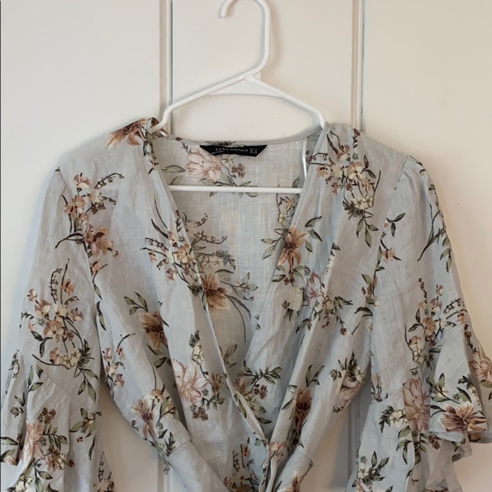 Zara Wrap Blouse